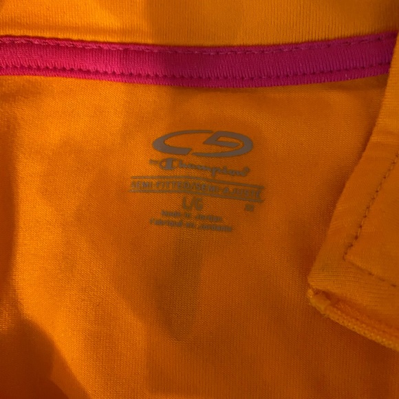 Orange half zip pullover - Picture 2 of 2